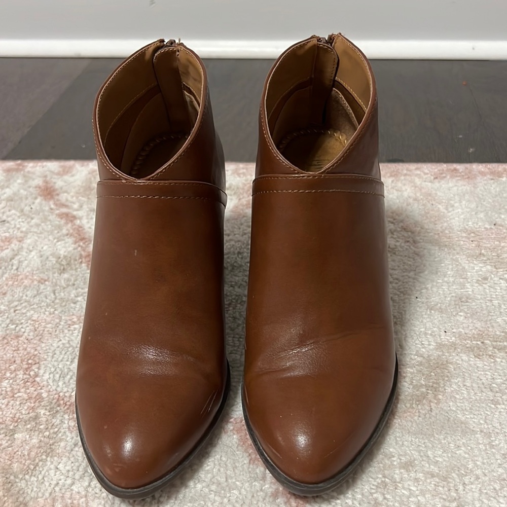 Brown shoe booties- NEW
